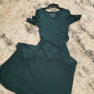 Latched Mam Knot Front Nursing Maxi Dress